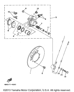 RT180K Передний тормоз