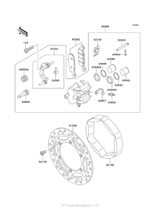  Передний тормоз