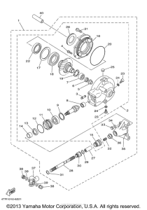XVS650 Ведущий вал