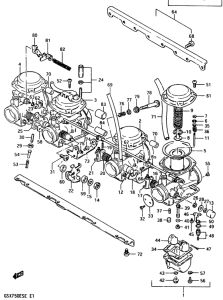 GSX750 Carburetor assy
