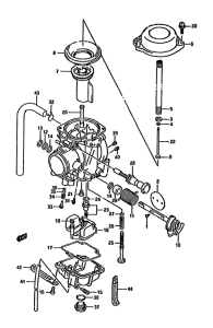 DR350 Carburetor assy