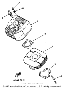 YSR50W Цилиндры