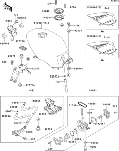 EX500 Fuel tank(1 / 2)(ex500-d2)