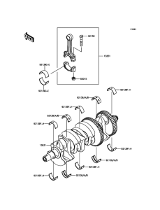 ZR1000 Коленвал