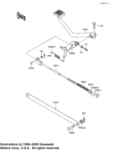 EX305 Педаль тормоза