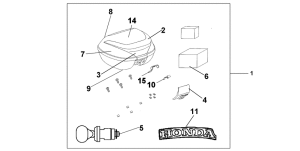 XL125V Top box 35 l nh-a49m