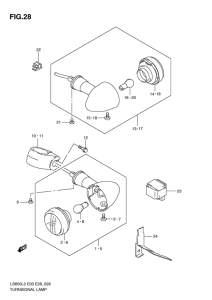 LS650 Поворотники