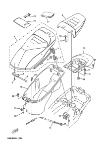 YP125D Сиденье