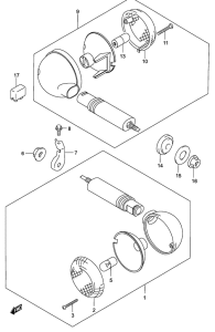 GZ250 Поворотники