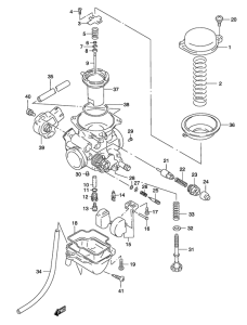 GZ125 Carburetor assy