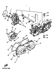 YN50 Картер двигателя