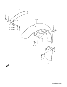 A100 Переднее крыло