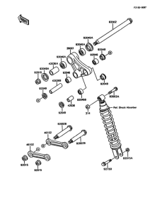 KMX200 Подвеска