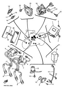 YZF750R Электрика 1