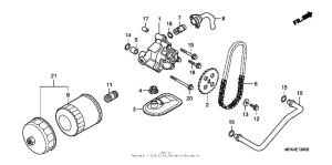 VT1100C2 Масляный насос
