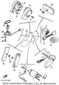 XV750FC Электрика
