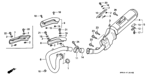 NX250 Глушитель