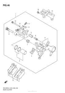 RM-Z450 Задний суппорт