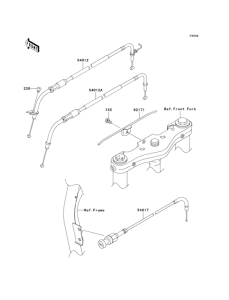 VN1600 Тросы управления