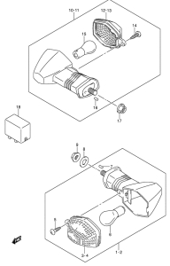 DL1000 Поворотники