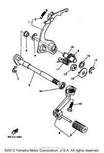 RT180G Вал переключения