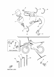 TTR125L Equipo electrico