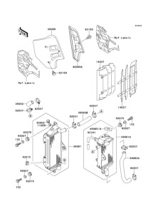 KX500 Радиатор