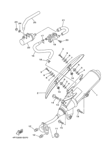 XC125E Выхлопная система