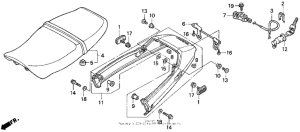CB750 Сиденье