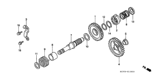 XR400R Кик стартер