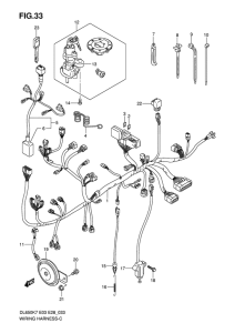 DL650 (ABS) Жгут проводов
