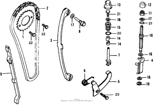 XL125 Cam chain + tensioner
