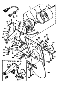 XT500 Задний фонарь 2