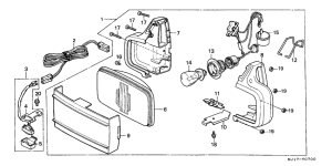 CBX750P2 Working lamp