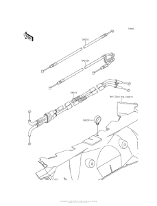 ZX1400 Тросы управления