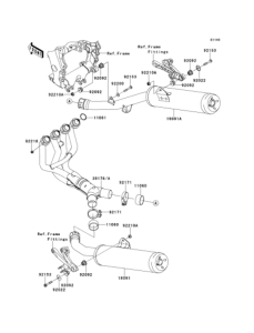 ZX1400 Глушитель