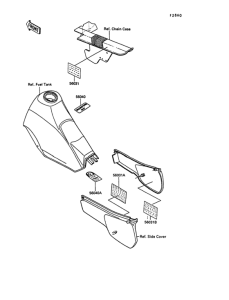 KL250 Наклейки