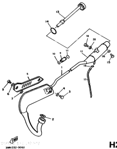 DT50R Выхлопная система