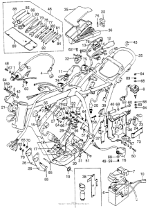 XL175 Frame + wire harness + tools
