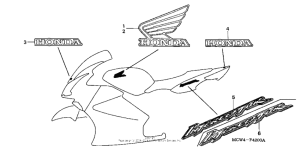 VFR800 (ABS) Наклейки