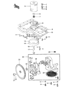  Oil pump / oil filter / oil pan