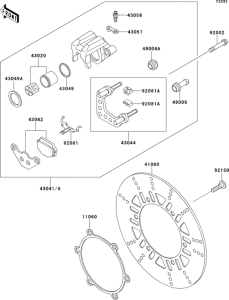 EL250 Передний тормоз