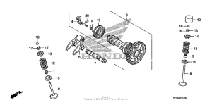  Распределительный вал и клапана