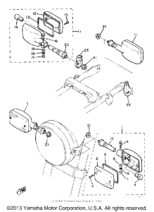 XJ550RH Поворотники