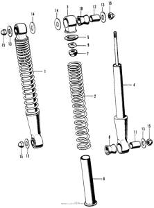 SL70 Sl70 rear shock absorber