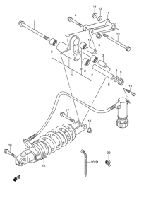 AN400 Втулки заднего рычага