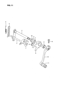 JR50 Переключение передач