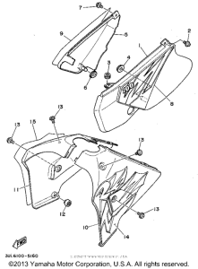 RT100G Боковые обтекатели