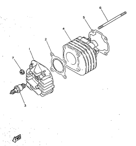 YN50 Cilindro, culata