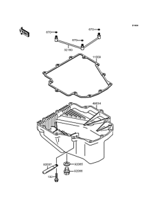 ZX250 Маслянный поддон